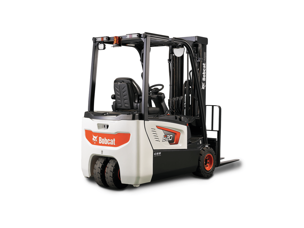 Bob Cat B15T-7 Plus | B18T-7 Plus | B20T-7 Plus 3-Wheel Electric Cushion / Pneumatic Tire Forklifts