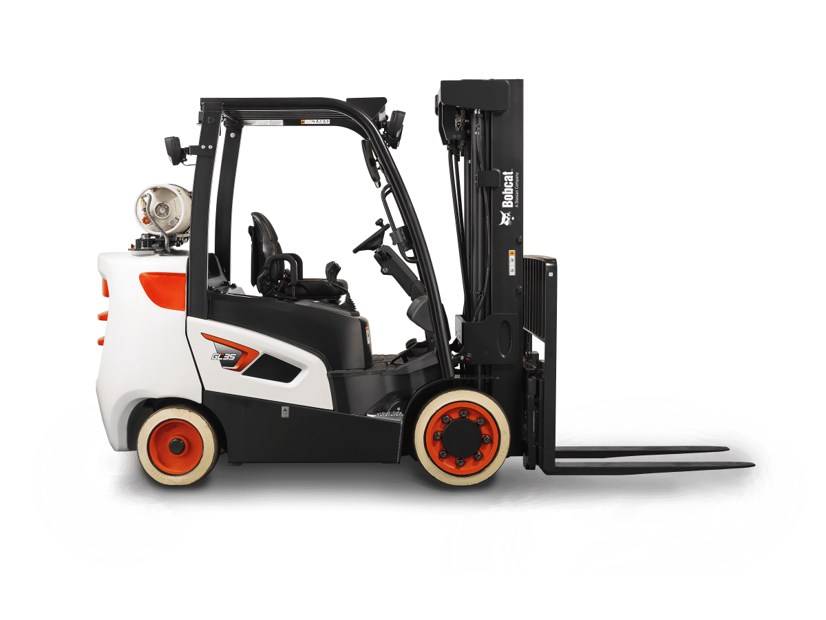 Bob Cat GC35S-9 | GC35S-9 BCS | GC45S-9 | GC45S-9 BCS | GC55S-9 | GC55S-9 BCS Large-Capacity LPG Cushion Tire Forklifts