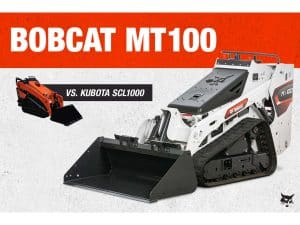 Bob Cat Bobcat MT100 vs. Kubota SCL1000 Mini Track Loaders