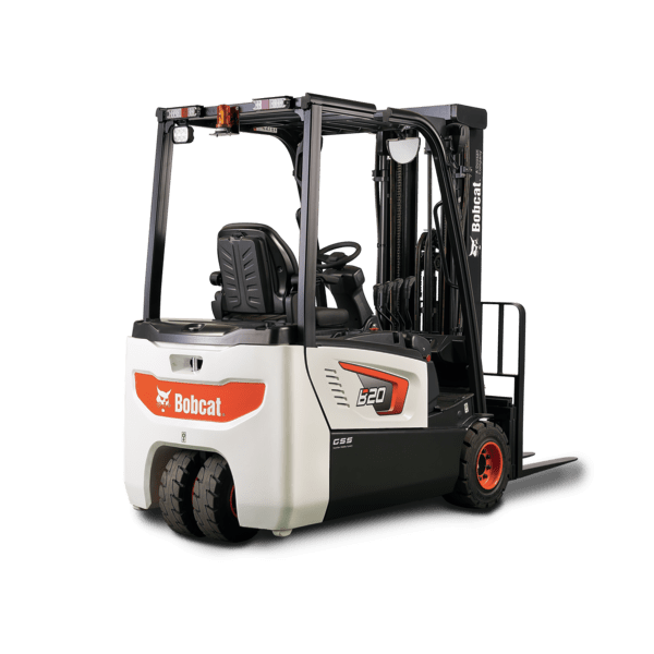 Bob Cat B15T-7 Plus | B18T-7 Plus | B20T-7 Plus 3-Wheel Electric Cushion / Pneumatic Tire Forklifts