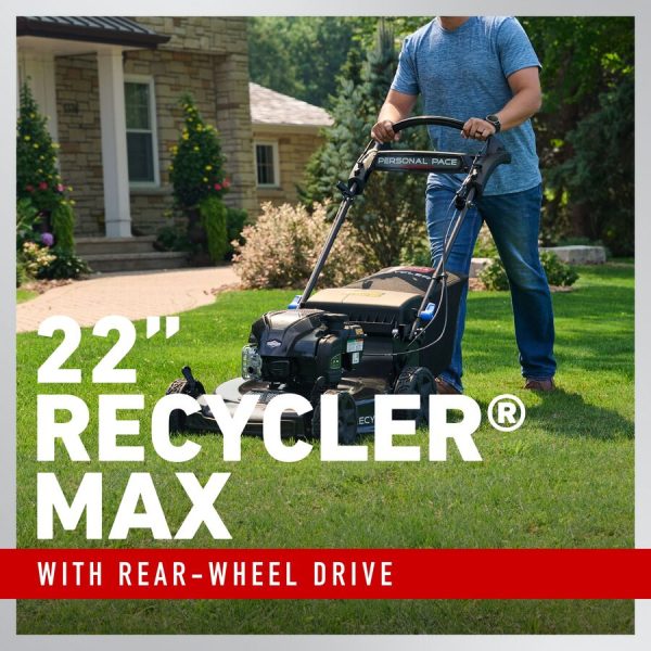 Toro 22 in. (56 cm) Recycler® Max w/ Personal Pace® & SmartStow® Gas Lawn Mower (21485)