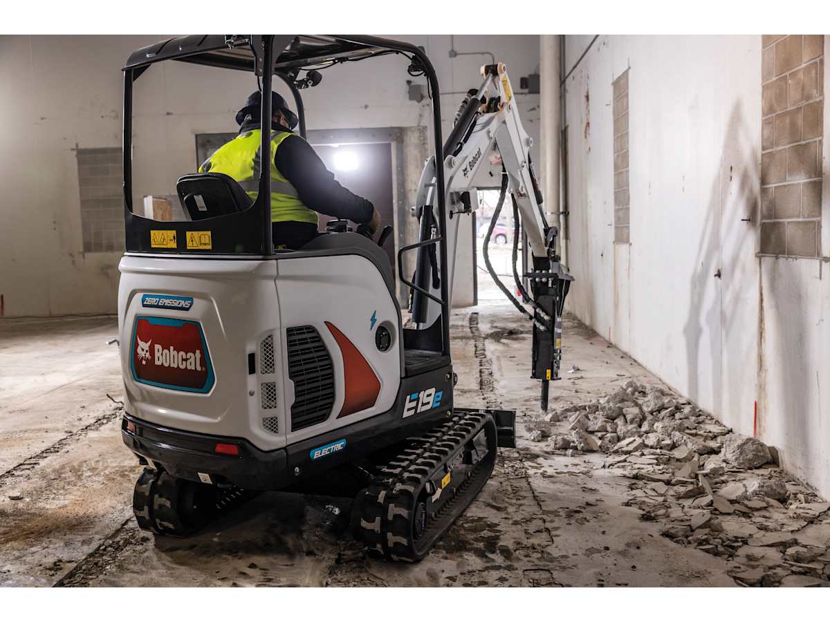 Bob Cat E19e Battery-Electric Compact Excavator
